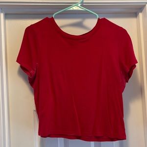 Red Crop Top